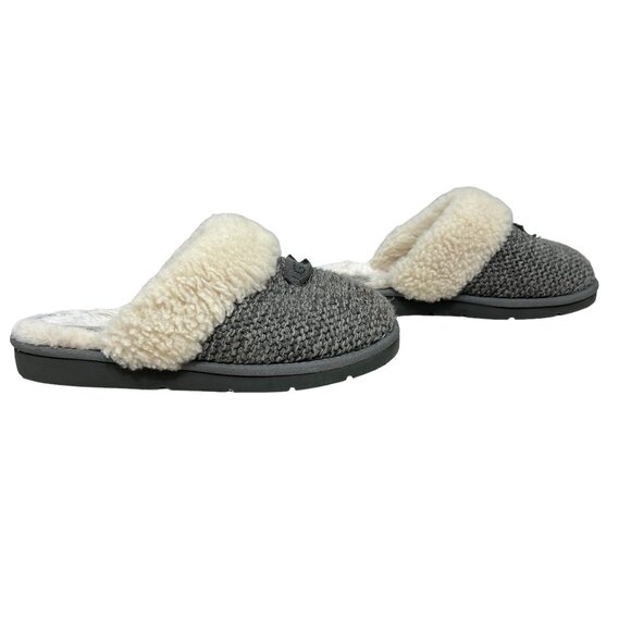 UGG Shoes - UGG Cozy Knit sheepskin fur women's slippers size 9